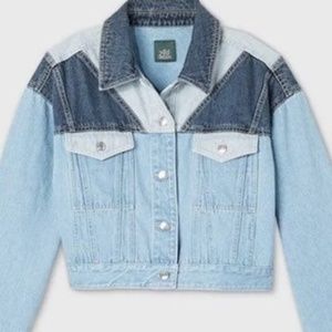 Wild Fable Cropped Jean Jacket - Women's Size Medium